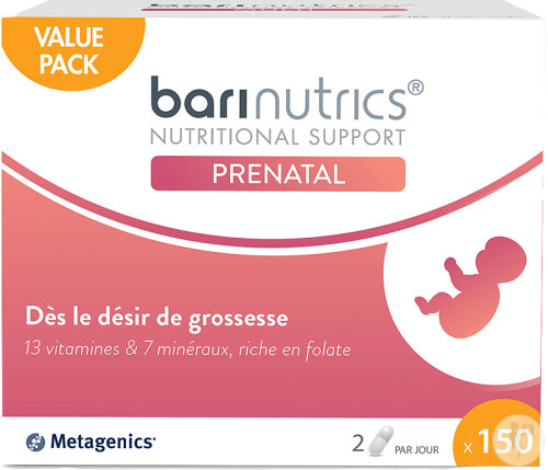 Metagenics Barinutrics Prénatal 150 Gélules