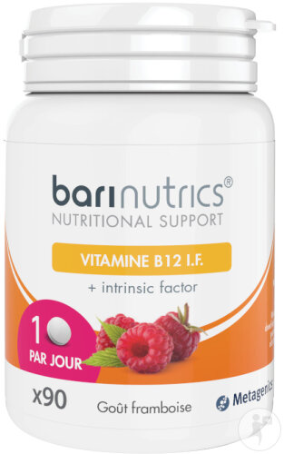 Metagenics BariNutrics Vitamine B12 I.F. Framboise 90 Comprimés À Mâcher