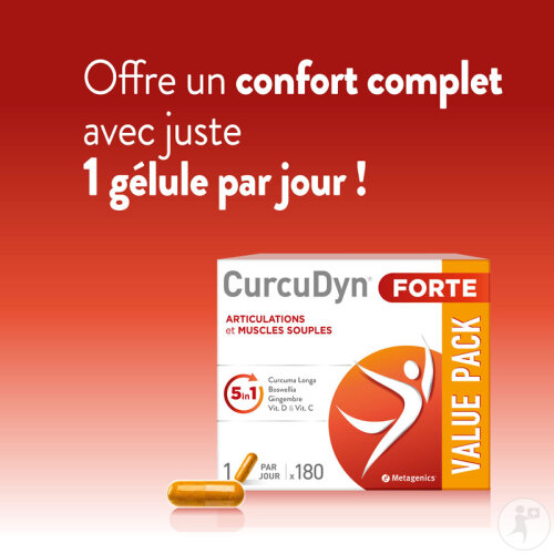 Metagenics Curcudyn Forte Articulations Et Muscles 180 Gélules-3