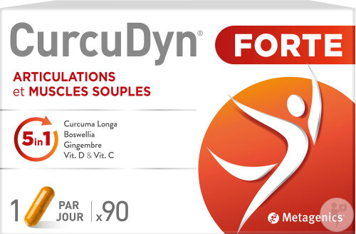 Metagenics CurcuDyn Forte Articulations Et Muscles 90 Gélules (25635)