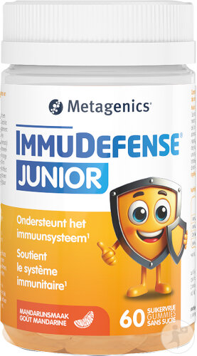 Metagenics ImmuDefense Junior Sans Sucre Goût Mandarine 60 Gummies