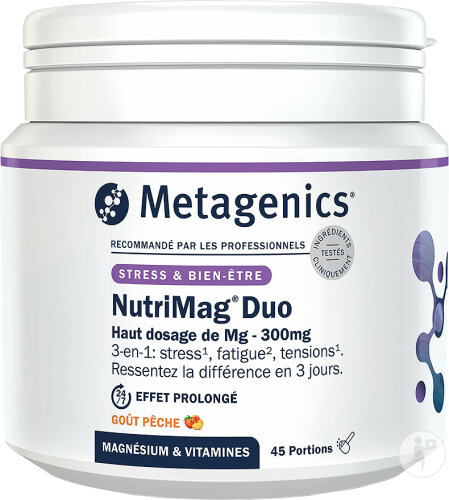 Metagenics NutriMag Duo FE Poudre 45 Portions