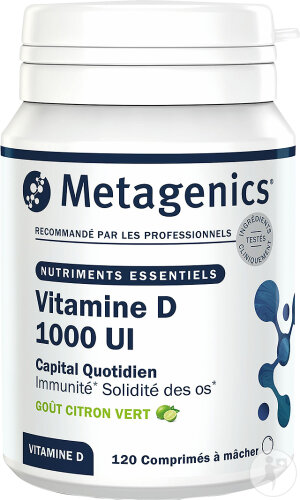 Metagenics Vitamin D Adulte Capital Quotidien 1000 UI F 120 Comprimés À Croquer