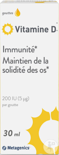 Metagenics Vitamine D Immunité Gouttes 30ml (25777)