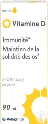 Metagenics Vitamine D Immunité Gouttes 90ml (25778)