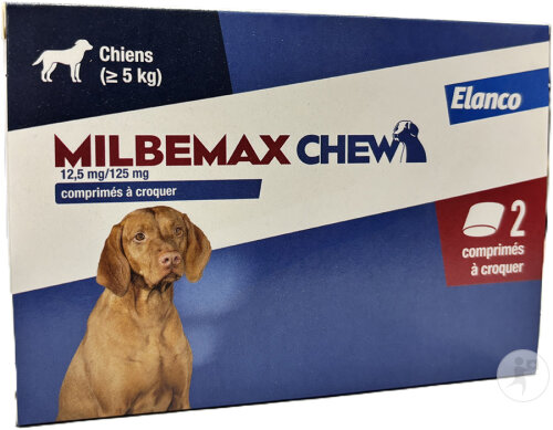 Milbemax Chew Pour Chiens Comprimés À Croquer 2