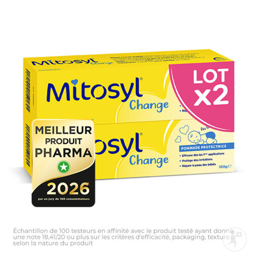 Mitosyl Change Pommade Protectrice Pour Le Change De Bébé Tube 2x100g-2