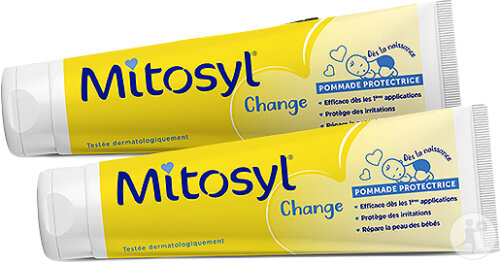 Mitosyl Change Pommade Protectrice Pour Le Change De Bébé Tube 2x100g