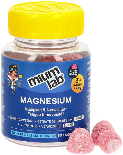Mium Lab Kids Magnesium 30 Gommes