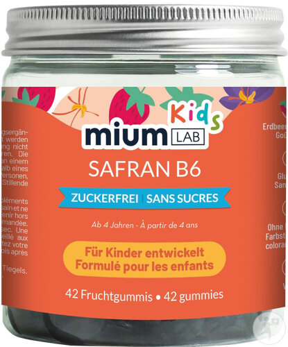 MiumLab Gummies Safran B6 Enfants 42 Pièces