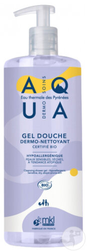 MKL Green Nature Aqua Gel Douche Dermo Nettoyant Bio Flacon-Pompe 1l