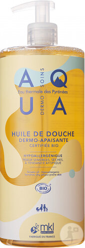 MKL Green Nature Aqua Huile De Douche Dermo-Apaisante Bio 1l