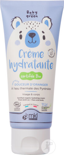 MKL Green Nature Baby Green Crème Hydratante Bio Tube 100ml