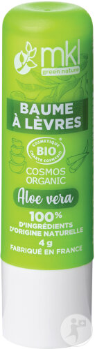 MKL Green Nature Baume A Lèvres Bio Aloe Vera Stick 4g