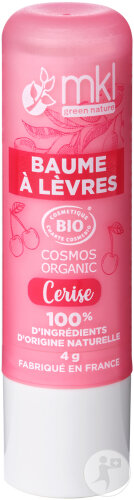 MKL Green Nature Baume A Lèvres Bio Cerise Stick 4g