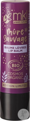 MKL Green Nature Baume À Lèvres Mûre Sauvage Bio 4g Édition Limitée