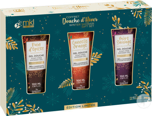MKL Green Nature Coffret Douche D'Hiver Edition Limitée 3 Produits