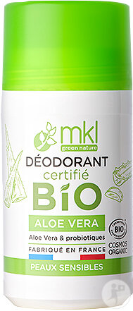MKL Green Nature Déodorant Aloe Vera Peaux Sensibles Roll-On 50ml