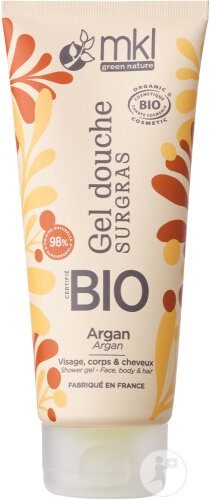 MKL Green Nature Gel Douche Argan Bio Tube 200ml