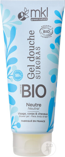 MKL Green Nature Gel Douche Surgras Neutre Bio 200ml