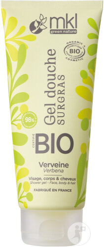 MKL Green Nature Gel Douche Verveine Bio Tube 200ml