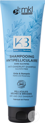 MKL Green Nature K3 Shampoing Antipelliculaire Bio Tube 250ml
