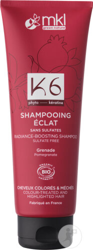 MKL Green Nature K6 Shampoing Éclat Cheveux Colorés Bio Tube 250ml