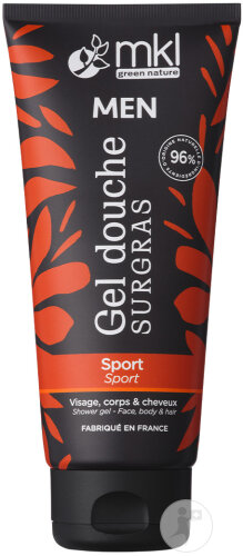 MKL Green Nature Sport Gel Douche Surgras Men Tube 200ml