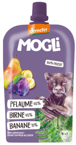 Mogli Boisson Fruitée Prune Poire Bio Sachet 120g