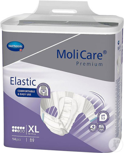MoliCare Premium Elastic 8 Drops XL Slip Incontinence 14 Pièces