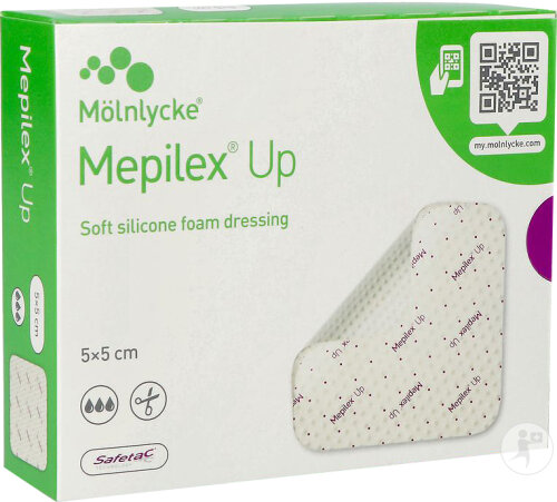 Molnlycke Mepilex Up 5x5cm 5 Pièces (212050)