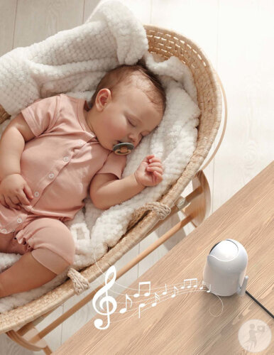 Caméra Additionnelle Momcozy BM01 - Babyphone HD 1080P, Vision Nocturne, PTZ, Compatible BM01