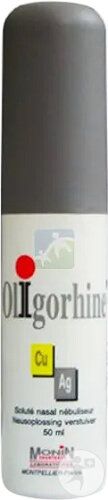 Monin Chanteaud Oligorhine Solution Nasal Isotonique Cuivre Et Argent Spray 50ml