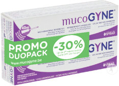 Mucogyne Gel Intime Non Hormonal Avec Acide Hyaluronique 2x40ml Promo 2ème -30%