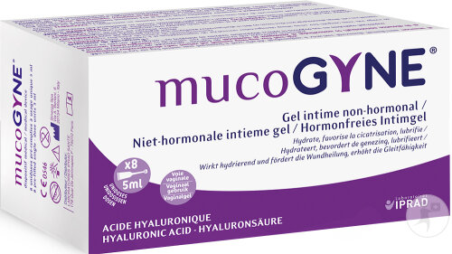 Mucogyne Gel Intime Non Hormonal Avec Acide Hyaluronique 8 Unidoses