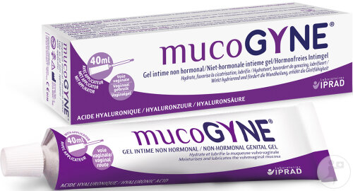 Mucogyne Gel Intime Non Hormonal Avec Acide Hyaluronique Applicateur 40ml