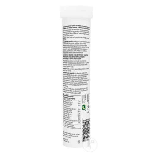Biover Multivitamine+ 10 Vitamines Et Anti-Oxydants 20 Comprimés Effervescents-2