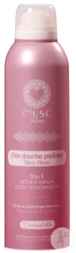 Musc Intim Déo Douche 3en1 Musc Blanc 200ml