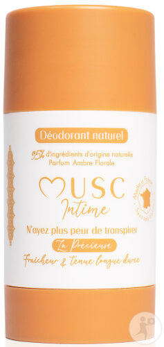 Musc Intime Amber Flower La Précieuse Déodorant Stick 50g