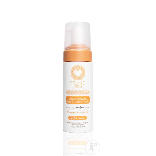 Musc Intime Amber Flower La Précieuse Mousse Nettoyante Intime Flacon 150ml-2