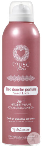 Musc Intime La Délicieuse Déo Douche Parfumé Sweet Litchi 200ml
