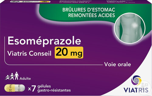 Mylan Ésoméprazole 20mg Gélules Gastro-Résistantes 7