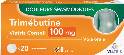 Mylan Trimébutine 100mg Douleurs Spasmodiques 20 Comprimés