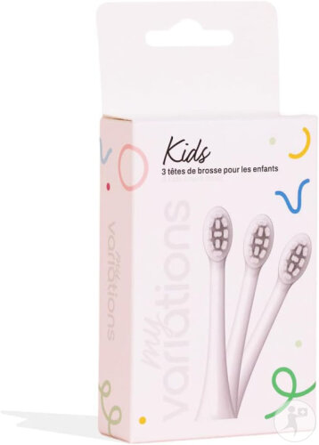 Myvariations Têtes De Brosse Kids White 3 Pièces-2