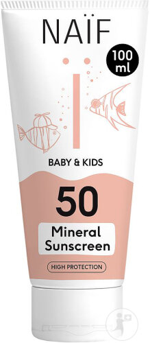 Naïf Baby & Kids Crème Solaire Minérale IP50 Tube 100ml
