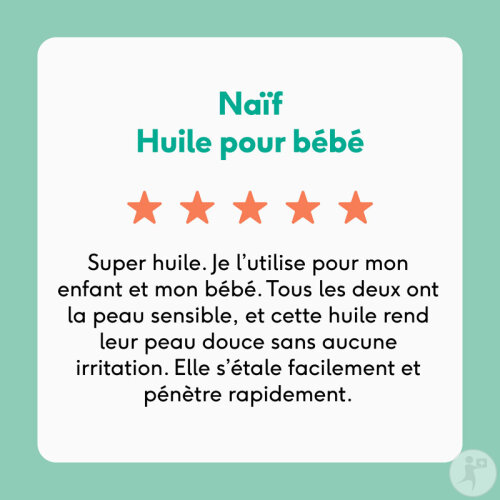 Naïf Huile Pour Bébé Naïf 100ml-5