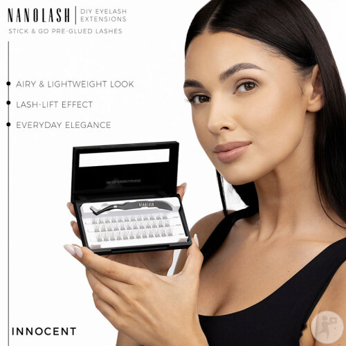 Nanolash Faux Cils Pré-Collés Innocent 1 Boîte-5