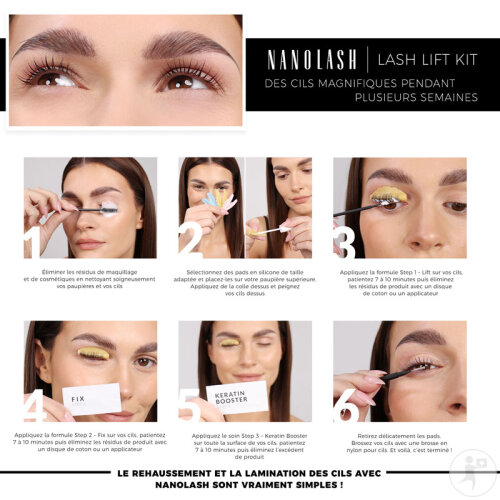Nanolash Kit De Rehaussement Et De Lamination Pour Les Cils 1 Set-5