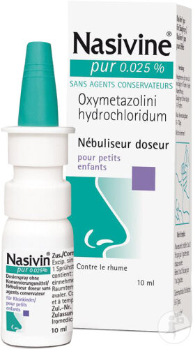 Nasivine Pur Spray Doseur 0,025% Flacon 10ml