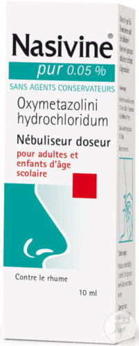 Nasivine Pur Spray Doseur 0,05% Flacon 10ml